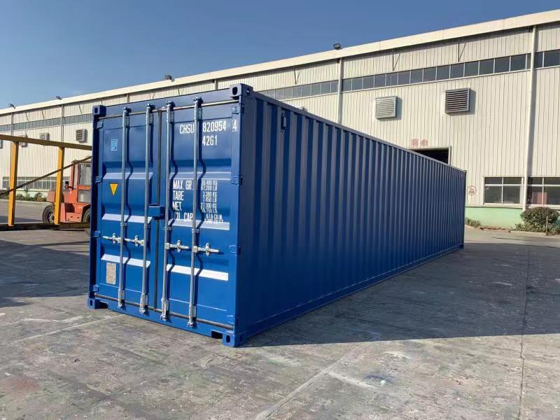 40' new dry van container ral 5010